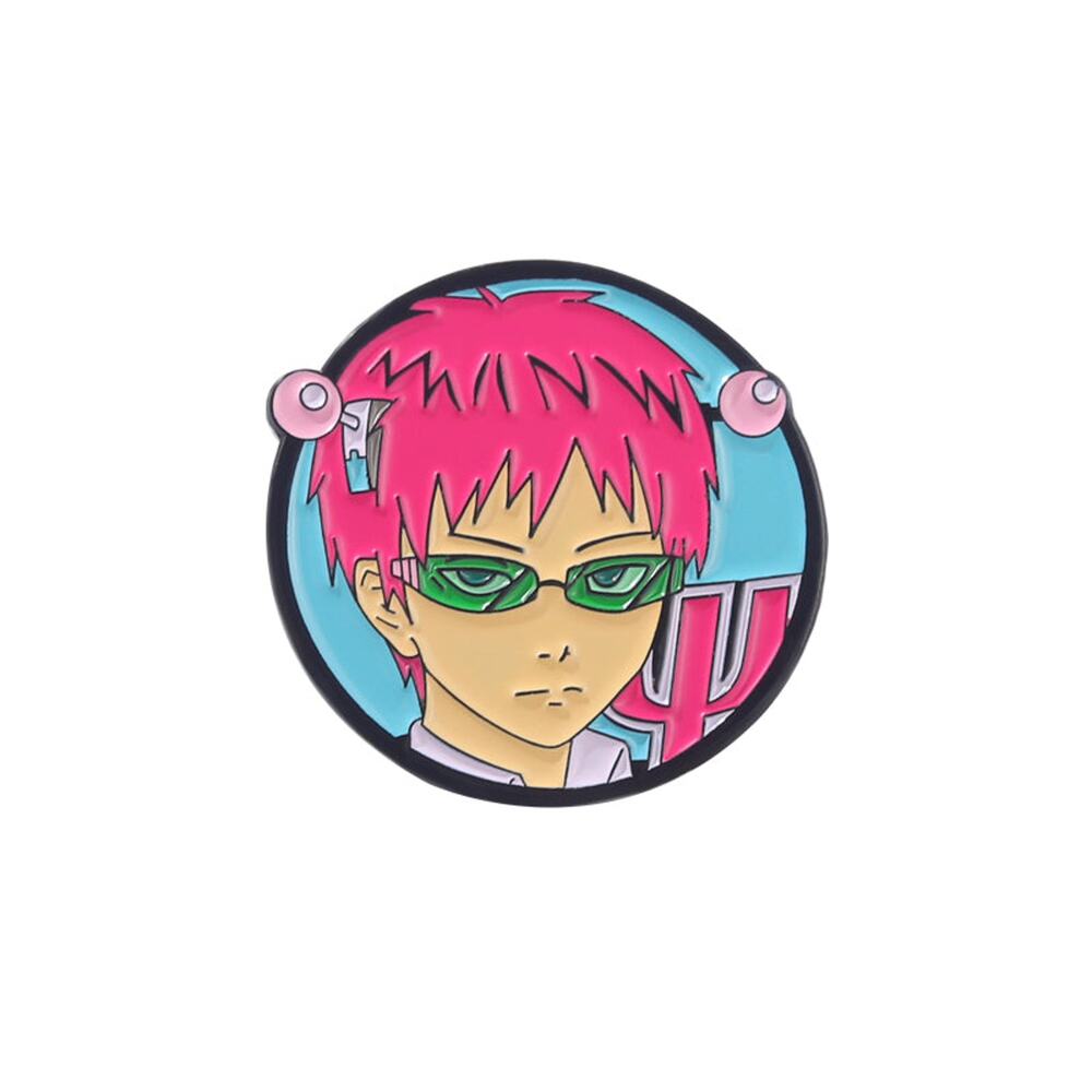 The Disastrous Life of Saiki k.Manga Comic Enamel Pins 91-1